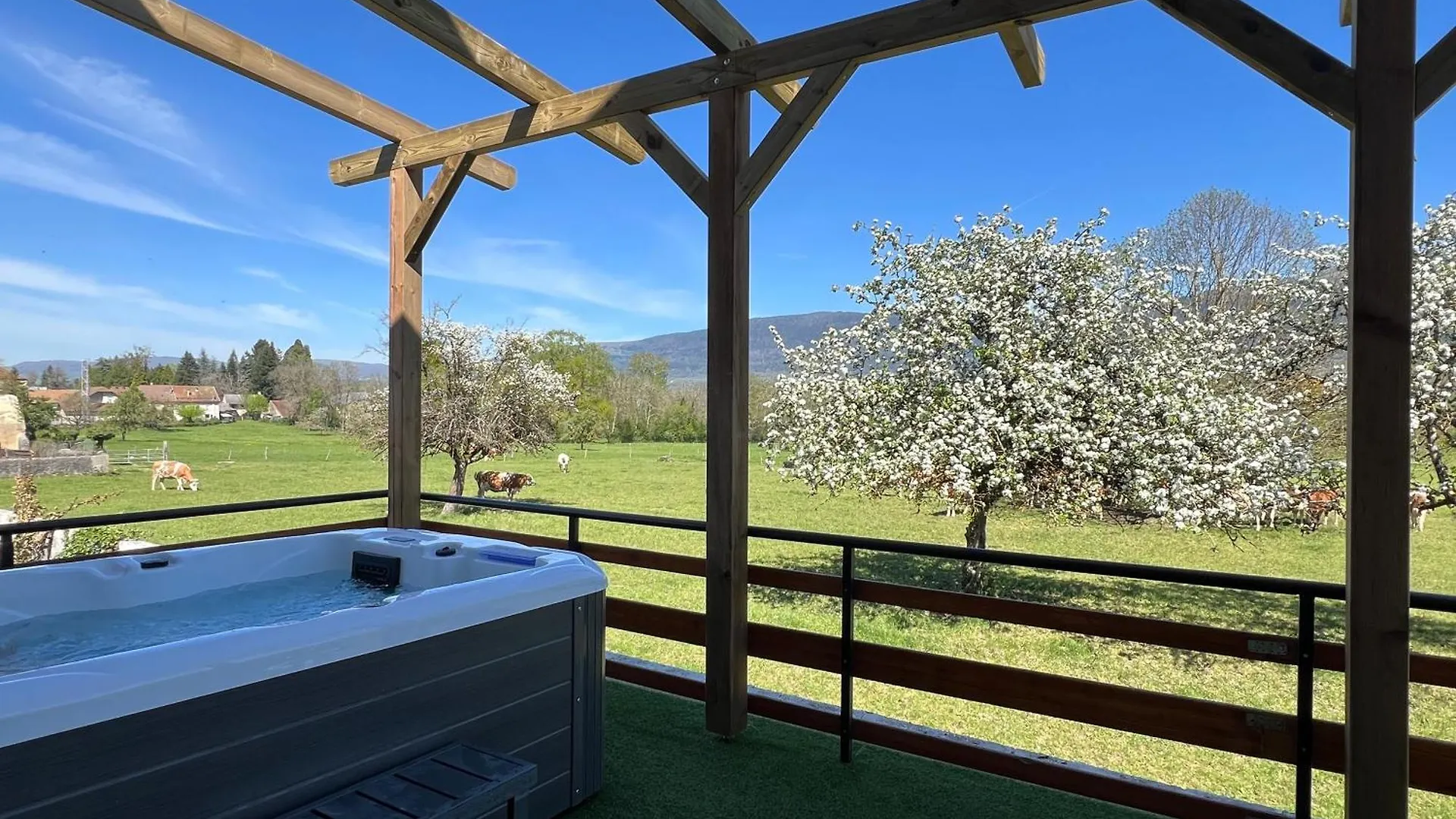 Maison Des Vues Imprenables, Jacuzzi, 1H15 Geneva Champagne-en-Valromey Holiday home